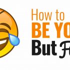 HOW TO BE YOU, BUT FUNNY - LOGO DESIGN_OPT 1